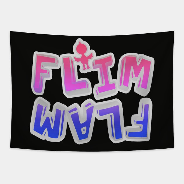 flim flam cute colors Tapestry by heromaskcat