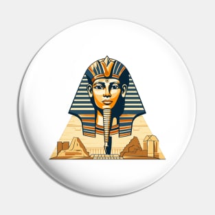 Ancient Egypt Pharaohs, Pyramids, Ancient Egyptian Mystique: Symbols of Spiritual Legacy Pin