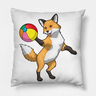 Fox Beach ball Pillow