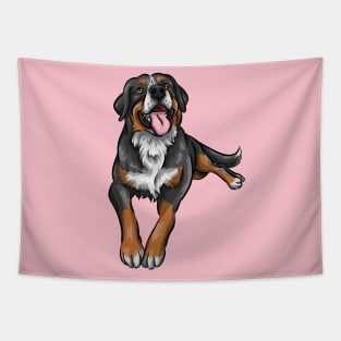 Cute Bernese Mountain Dog Tapestry