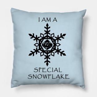 Special Snowflake Pillow