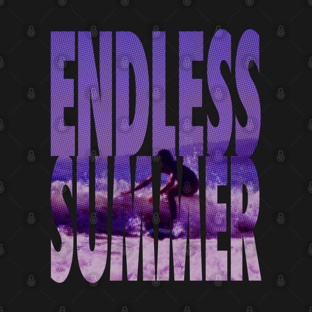 Endless Summer Surfing by Tezatoons