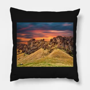 Iceland Sunset Motion Fantasy Pillow