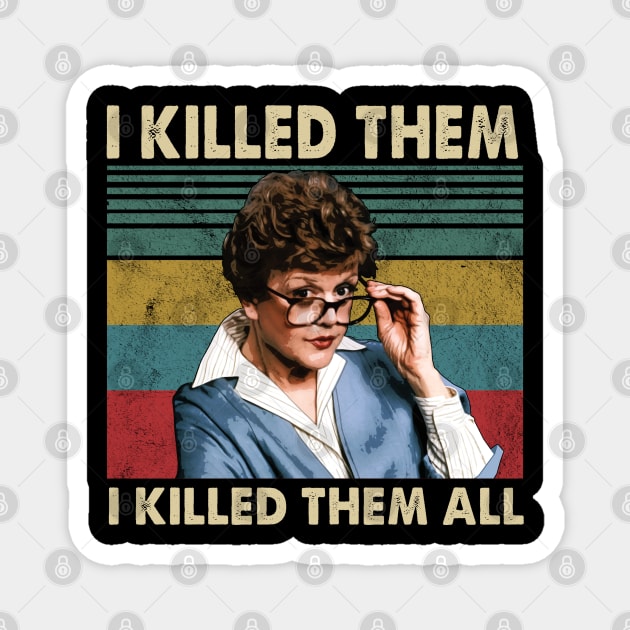 Vintage I Killed Them I Killed Them All Magnet by salsiant