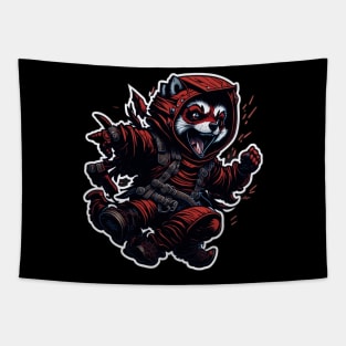 Red Panda Ninja_011 Tapestry