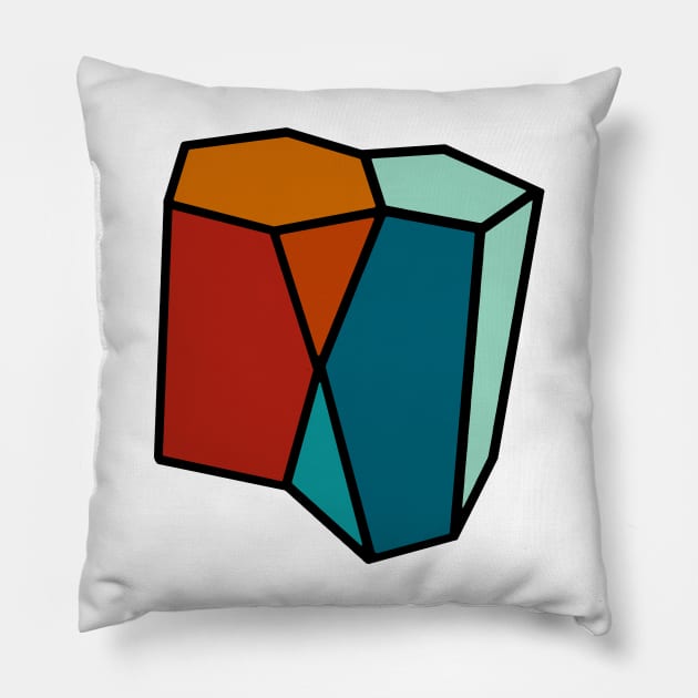 Skutoid Weird Math Shape Pillow by karutees