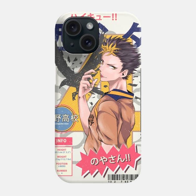 Yu Nishinoya - Haikyuu Potrait Phone Case by MAGE