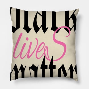 black lives matter Pillow