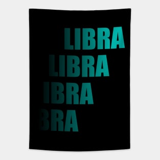 Libra Text Design Tapestry