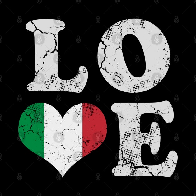 Love Italy Flag  Italia Italian Heritage Family by E