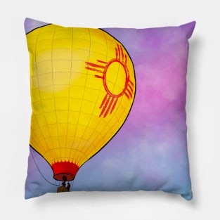 Zia hot air balloon Pillow