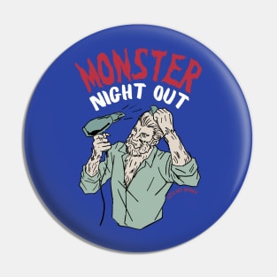 Monster Nightout Halloween Party Pin