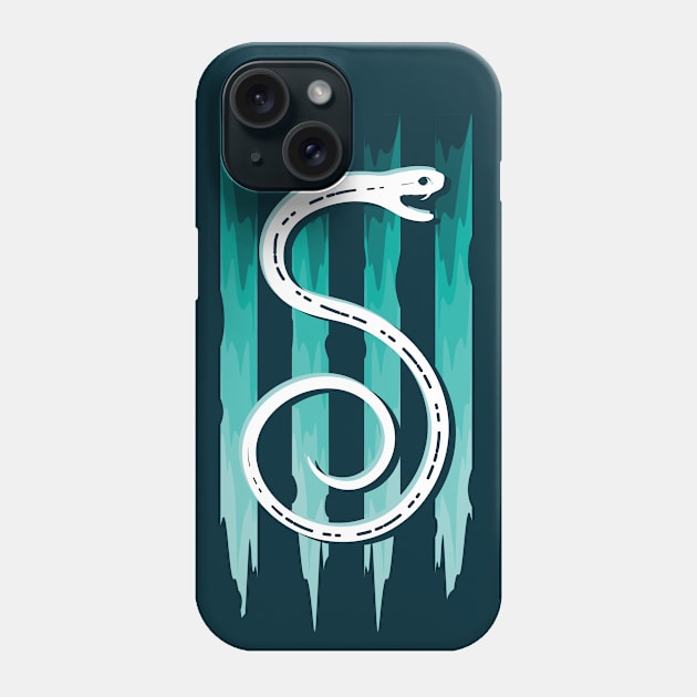 Snake medieval banner flag Phone Case by Y.K.