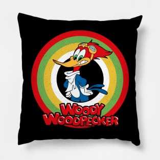 Woody Woodpecker Circle Style Pillow