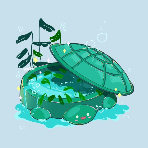 Turtle Sandbox by paintdust