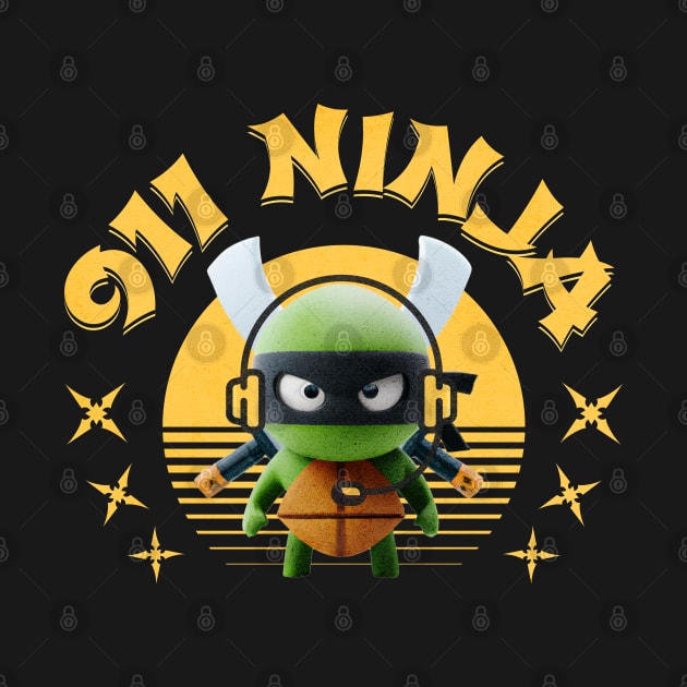 Funny 911 Dispatcher Ninja by Shirts by Jamie