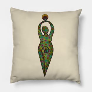 Gaia Earth Goddess Pillow