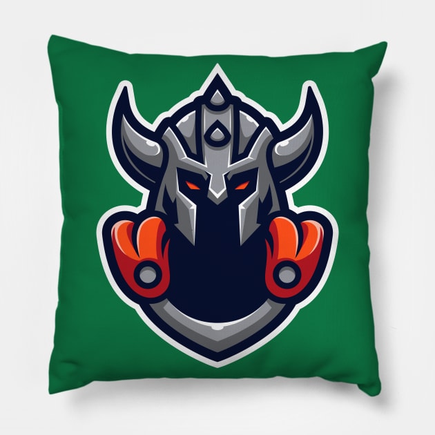 Knight Pillow by mightyfire