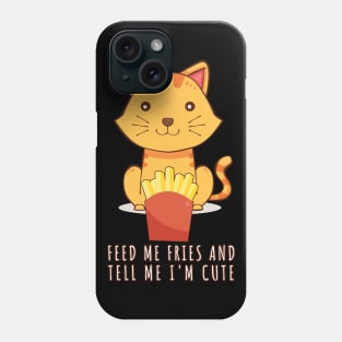 Cat Fries Phone Case