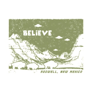 Believe Roswell UFO T-Shirt