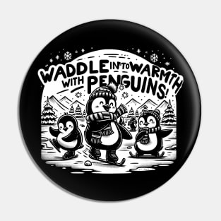 Waddle into Warmth with Penguins! Pin