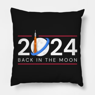 Nasa Artemis 2024 Back In The Moon Pillow