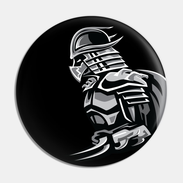 Shredder Metal and Steel Pin by LaughingDevil