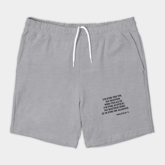 I Am for Truth and Justice | Malcolm X | Black Power by UrbanLifeApparel