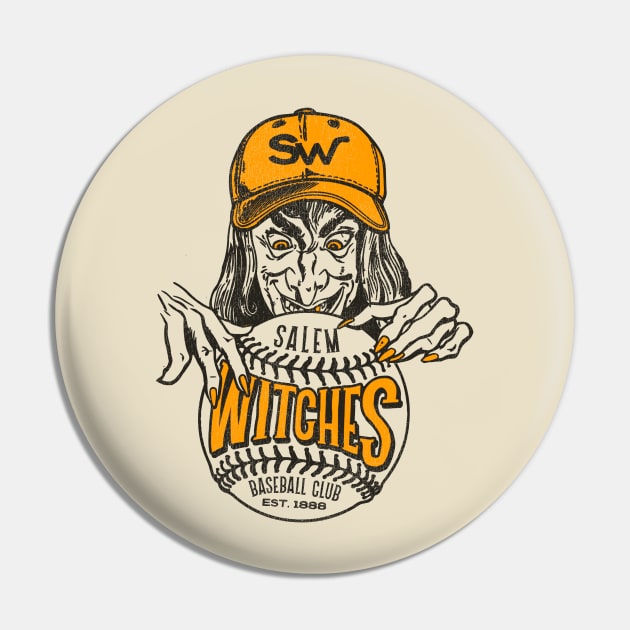 Defunct Salem Witches Baseball Team Pin by Defunctland