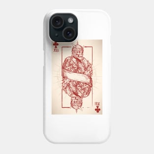 Leech King Skull Playing Card 2 Phone Case