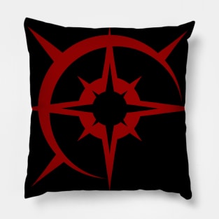 Crimson Star Pillow