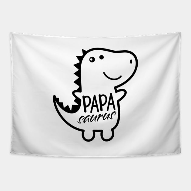 papa Saurus Tapestry by unique_design76