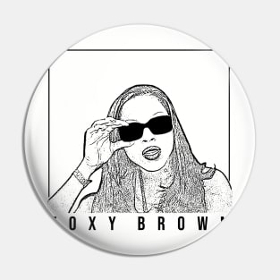 Foxy Brown // Old school Hip hop Pin