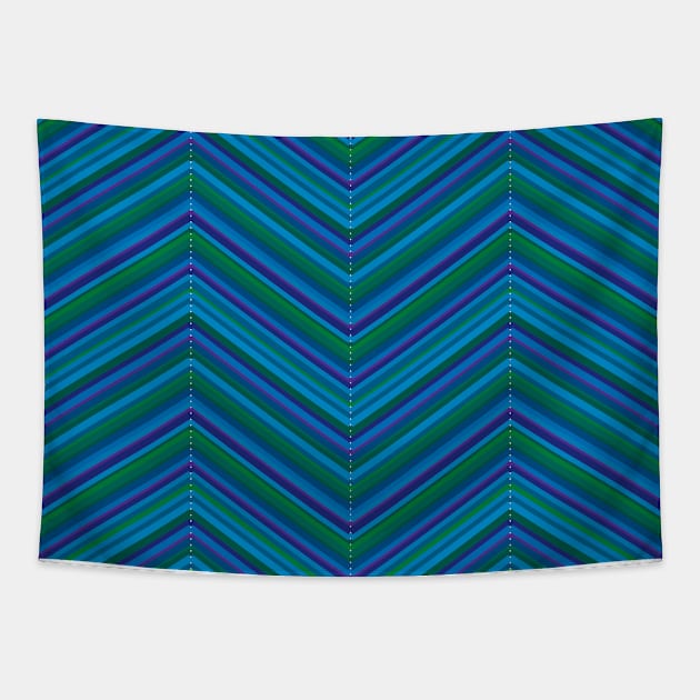 Stacked Chevrons Tapestry by PSCSCo