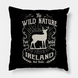 The wild Nature Ireland real Hunter Pillow