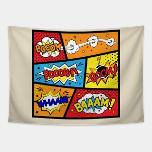 Comic Book Sounds Tapestry