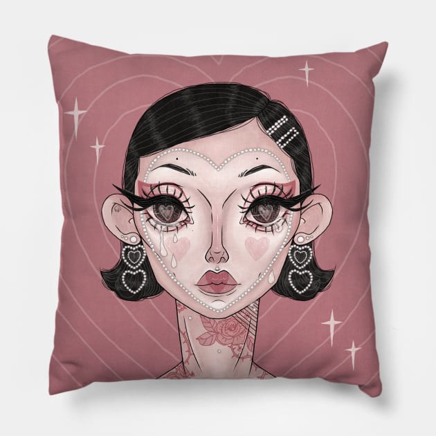 Be Mine? Pillow by teadoorante