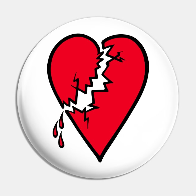 Broken Heart Pin by Billmund