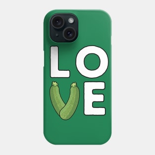 I Love Zucchini Zucchini Lover Phone Case