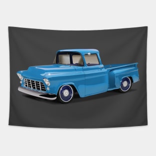 1955 Chevrolet Pickup Classic Truck Light Blue Tapestry