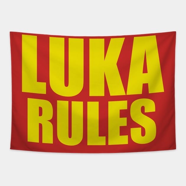 Luka Doncic Rules Tapestry by buffben789