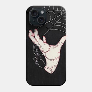 haunted wednesday's Thing fanart Phone Case