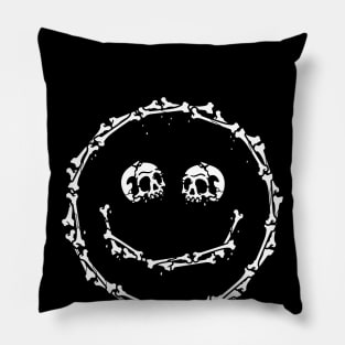 Smile now, die later Pillow