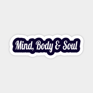 Mind Body Spirit Yoga Meditation Magnet