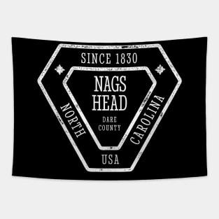 Nags Head, NC Summertime Vacationing Sign Tapestry