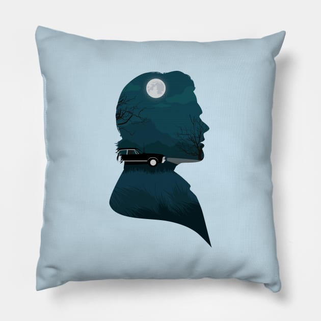 Night Hunter Pillow by aviaa