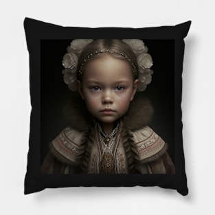 Living Dolls of Ambiguous Royal Descent Pillow