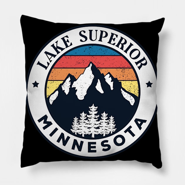 lake superior Pillow by Tonibhardwaj