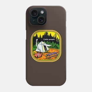 I Hate People Vintage Camping Phone Case