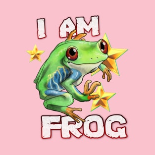 I am frog (Agalychnis callidryas vers.) T-Shirt